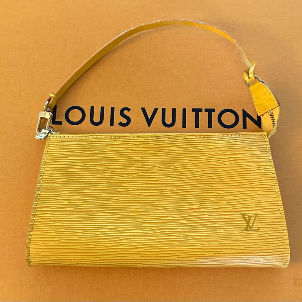 Louis Vuitton Yellow Epi Handbag
